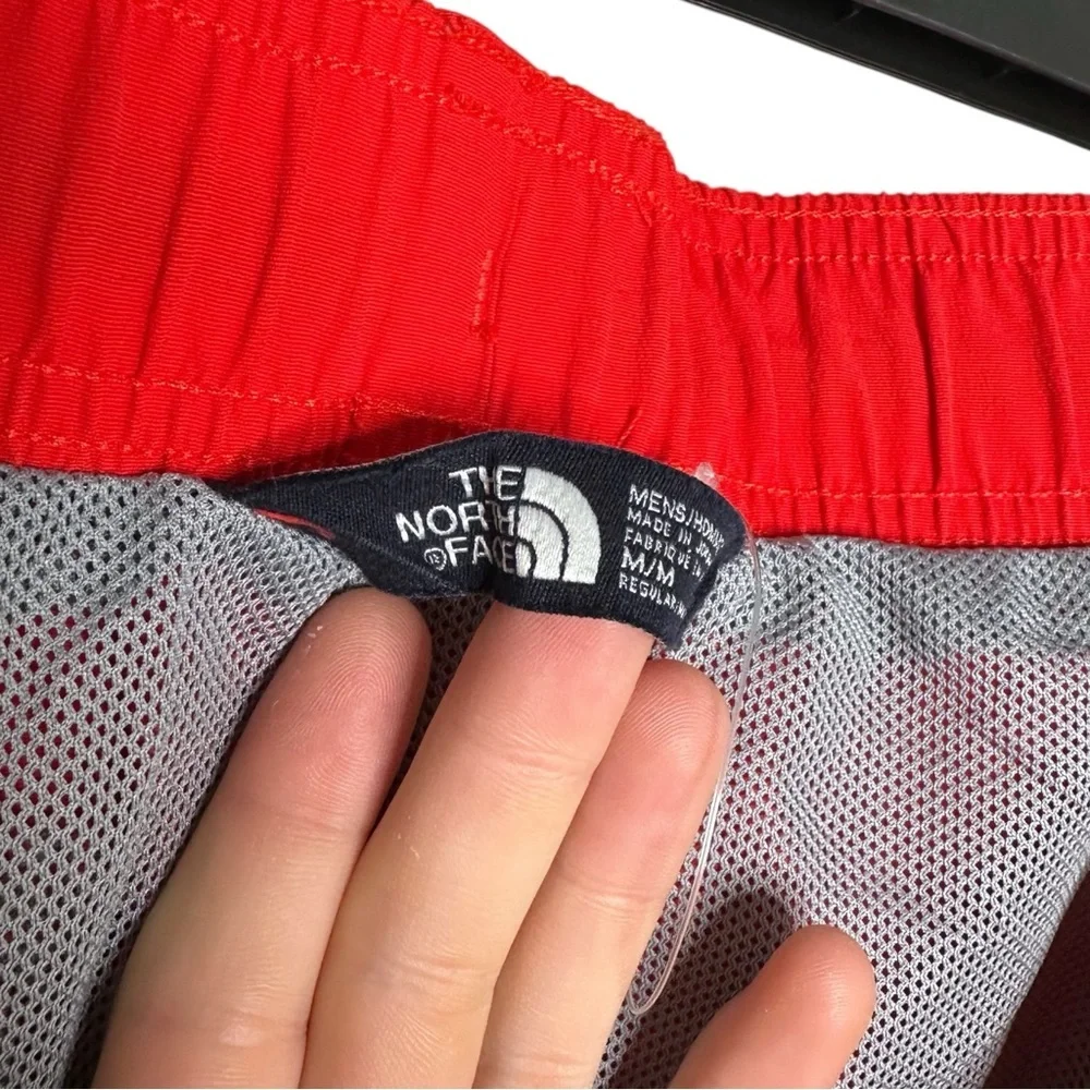 The North Face Red Nylon Shorts